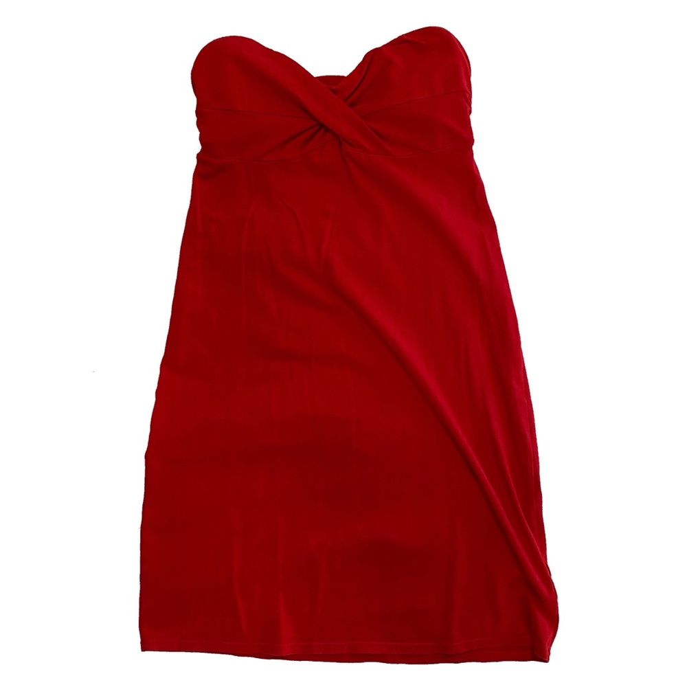 Victoria Secret Bra Top Red Strapless Dress